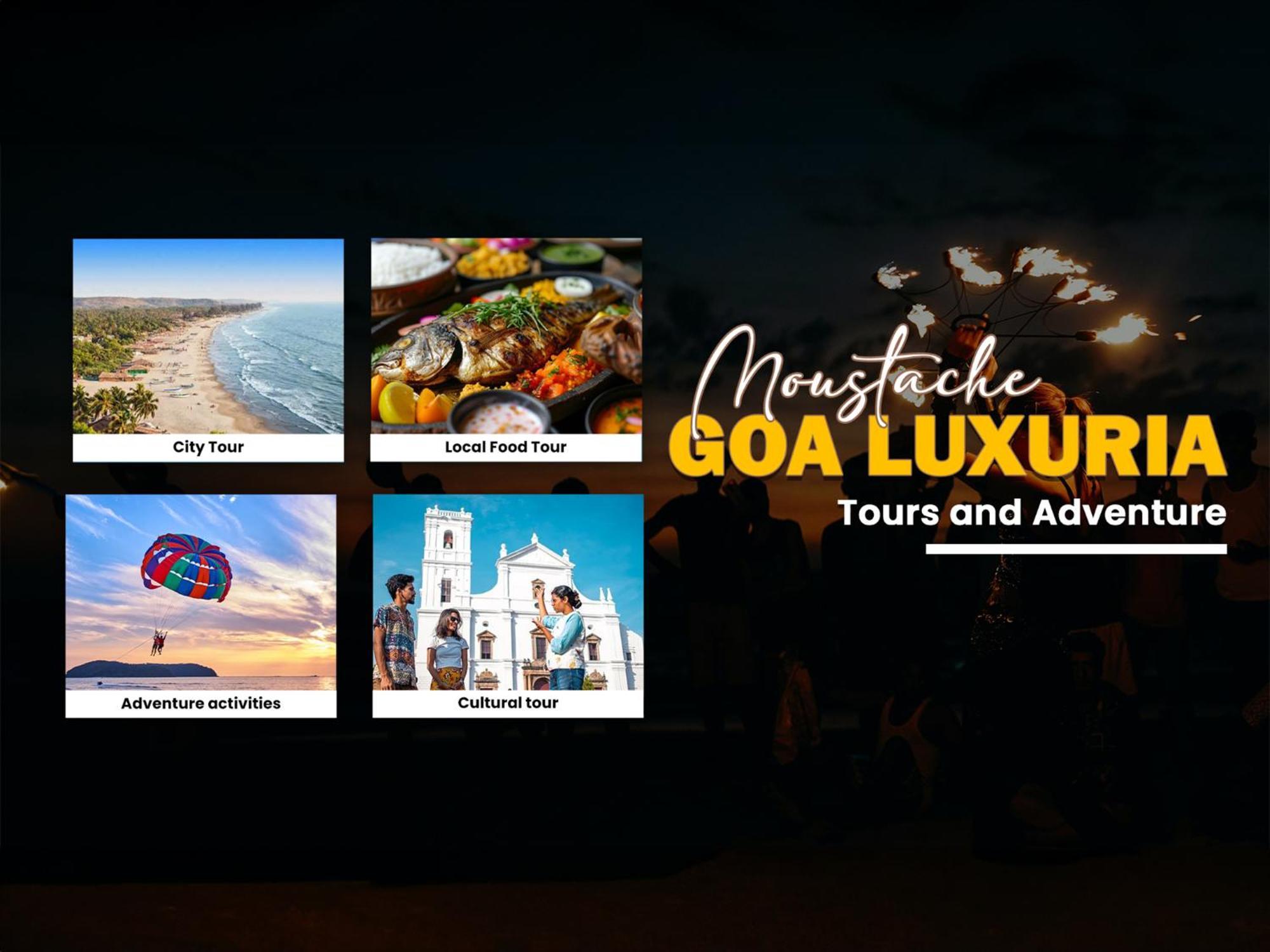 Moustache Goa Luxuria Hostel Vagator Bagian luar foto
